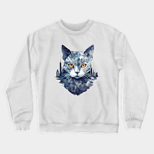 Cat Animal World Pet Dog Loving Fun Crewneck Sweatshirt